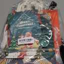 24 Pack Christmas Gift Bags Bulk Hallmark Festive Design with Handles, Assorted Gift Bag Different Sizes Sets for Gifts, Durable Kraft Paper Bags for Holiday Presents(8 Large,8 Medium,8 Small)