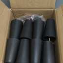 TURSTIN 16 Pack 4 Inch Plastic Furniture Legs with M8 TNuts Screws Tapered Sofa Couch and Chair Legs Replacement Furniture Legs for DIY Projects Sofas Coffee Tables Dressers Beds