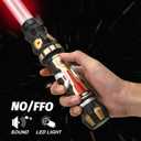 TOY Life Light Up Saber 2 Pack Light up Saber for Kids Extendable Light Up Toy Sword for Kids Lightsavers with Motion Sensitive FX Sound Dark Saber for Adults Kids Halloween Dress Up Parties Gifts