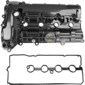 Aluminum Valve Cover Compatible with 2013 2014 2015 2016 2017 2018 2019 2020 2021 2022 Mazda 3 CX-3 CX-5 2.0L L4 Naturally Aspirated