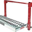 Powerbuilt Tire Step for Truck, SUV, Semi, Heavy Duty 300 lb. Capacity, Non-Slip Cheese Grater Steel Surface, Adjusts to Fit Any Diameter Tire Up to 13 in. Wide, Folds Flat for Storage  647596EC