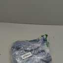 KOUFALL Stone Blue Linen Curtains for Bedroom,2 Panels Bronze Grommet Semi Sheer Dusty Blue Curtains for Living Room,Grey Blue,84 Inch Length 2 Panels