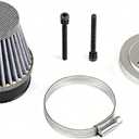 Air filter Set for 1/5 RC Hpi Baja Rovan King Motor 5B 5T 5SC Losi 5ive T FG GoPed 23cc 26cc 29cc 30.5cc 32cc 35cc 36cc Upgrade Parts, black