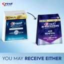 Crest 3D Whitestrips Age Renewal Teeth Whitening Kit, 24 Treatments (20 + 4 Bonus), Each with 1 Upper/1Lower, 48 Strips Crest 3DWhite Teeth Whitening Strips