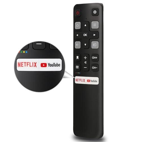 Replacement Remote Control Only for All TCL TV, Compatible for All TCL Android 4K UHD Smart TV(Without Voice Command)