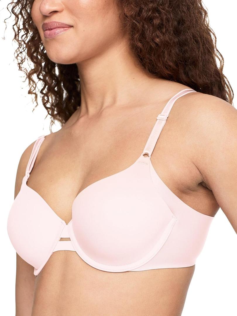 Warner's Womens Blissful Benefits Women's Underarm-Smoothing Comfort Underwire Lightly Lined T-Shirt Bra (38B)