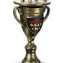 Tondiamo Fantasy Football Trophy 2026 Goat Trophy Award Funny Toilet Bowl Award Greatest of All Time for Competitions First Last Place Champions Winner Loser