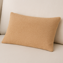 Decorative Pillowcases Beige 12x19 Inch – Soft Textured Throw Pillow Covers for Couch, Sofa, Bed, or Living Room Decor