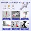 Bunion Socks For Women & Men,Bunion Relief Socks,Big Toe Separator Socks,Toe Straightener Alignment, Hallux Valgus