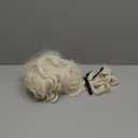 karlery Judge Colonial Wig Man Long Wave Beige Wig for Halloween Costume Cosplay Party
