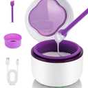 Mini Wax Warmer for Hair Removal – Portable Wax Pot for Small Areas: Face, Nose, Eyebrow, Lip, Underarm – Compact Travel Kit for Men and Women