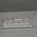 72PCS Clear Plastic O-Ring Shower Curtain Hooks - Modern Bathroom Rings for Smooth Gliding, Heavy Duty Hanging Loops, Easy Install Decor