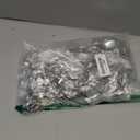 200Set 1.26 Inch Button Maker Supplies, 32mm Button Supplies Parts, Approx. 1.25 Inch Metal Blank Badge Parts with Blank Paper for Maker Machine Pin Maker Press