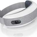 Cotsoco Eye Massager with Heat, Remote, and Compression, Adjustable Foldable Sleep Mask for Relaxing Eyes and Better Sleep, Migraine Relief Device, Birthday Gifts for Women Men Her Him