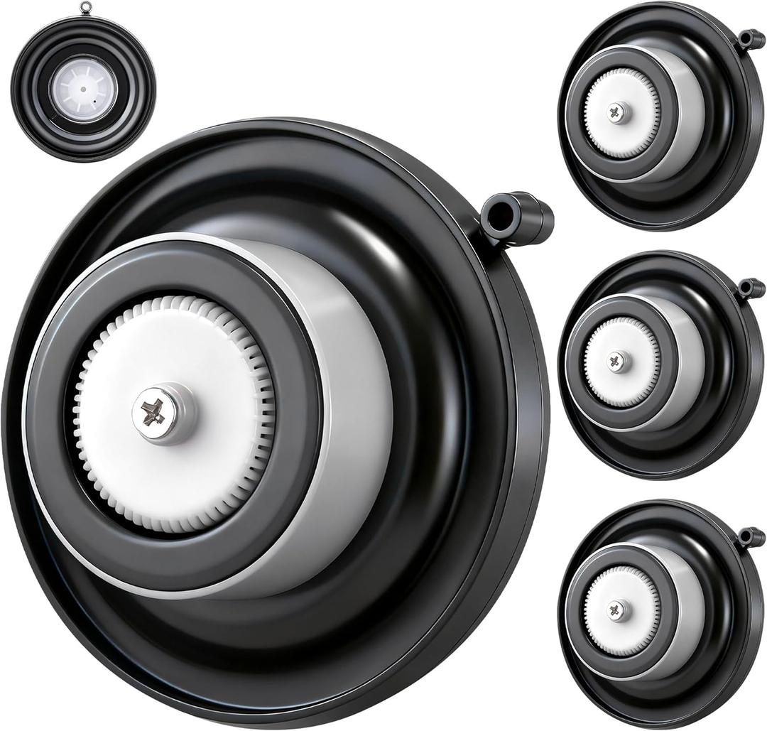 4 Pack 1'' PGV Diaphragm Irrigation Valve Replacement, Compatible with Hunter 332100 Diaphragm Repair Assembly, Compatible with 3/4'' and 1'' PGV, SRV, ASV Valves, Leak Free Double Beaded Seal