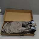 Universal Chair Umbrella Canopy, UPF 50+ Chair Sun Shade Attachment with Adjustable Clamp Fits Most Brands’ Beach, Camping, Lawn, Wheelchair, Tanning, Zero Gravity, Lounge, Fishing Chairs, Patented