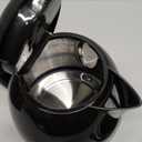 OVENTE Electric Kettle, 1.7L Fast Boiling Water Heater for Coffee or Tea, BPA Free with Water Level Gauge, Auto Shut-Off, Boil-Dry Protection, Indicator Light and Removable Filter, Black KP72B