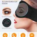 MUSICOZY Sleep Headphones Bluetooth 5.4 Headband Sleeping Eye Mask for Mom Women Men Wireless Music Earbuds Earphones for Side Sleepers Built-in HD Speakers Cool Gadgets Unique Gifts