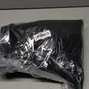 JMIERR Mens Casual Cotton Hoodies Drawstring Quarter Zip Pullover Sweatshirts (X-Large, 00 Black)