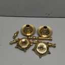 Brass Diya 10 Inch Kerala Samai Traditional Oil Lamp Deepak Lamp Kutthu vilakku Panchmahal Deepam for Pooja Mandir Diwali Indian Puja Wedding Return Gift Items Set of 2