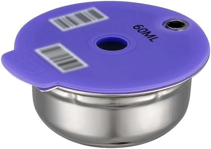 Bosch Tassimo Coffee Capsule Refillable Reusable Pod Capsule Stainless Steel Coffee Filter for Bosch Tassimo Series Coffee Machine (220ml)