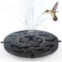 Solar Fountain, Floating Solar Powered Water Fountain Pump for Bird Bath, Garden, Pond, Pool, Outdoor (1.4W)