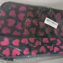 Vercord Purse Organizer Insert for Handbags Bag Organizers Inside Tote Pocketbook Women Nurse Nylon 13 Pockets Rose Heart Large