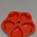 2 Pieces Silicone Air Fryer Muffin Pan Egg Bite Heart Mold for Oven Baking,Mini Muffin Tins Cups Cake Tray for Air Fryer Liners Basket Instant Pot Accessories Baking Muffin Cakes Pancake