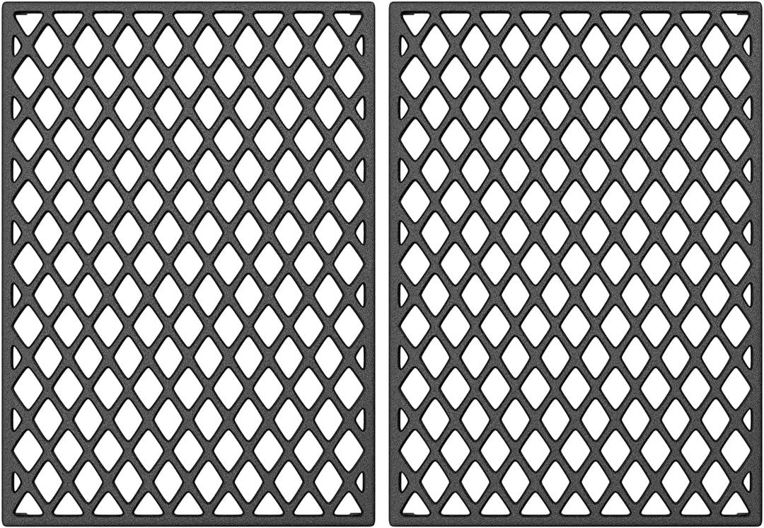 SafBbcue Prismatic Grate for Pit Boss Series 820 850 Grill Parts, Pit Boss 820 PB820D PB820D3 Smoker Parts, Pit Boss Pro Series II 850 Wood Pellet Grill PB850PS2 PB850XL Replacement Parts, Cast Iron