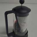 Bodum 12 oz Brazil French Press Coffee Maker, High-Heat Borosilicate Glass, Black - Made in Portugal