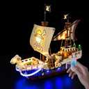 BrickSoul Upgrade Light Kit for Lego 75639 The Going Merry Pirate Ship Building Set | with ON/Off & Dimmer Switch & Hidden Cable Tech | Easy Install Lighting Set (75639 Set NOT Included)