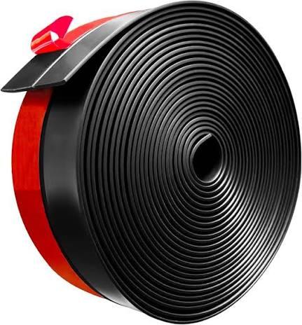 Silicone Weather Stripping Door Seal,2026 Upgraded Seal Strip for Windows Gaps, Double-Sided Strong Adhesive Design,Door Seal Strip for Side of Door 20ft x 1.97