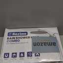 Shower Head with filtered Handheld High Pressure daul Shower Heads with Handheld Spray Combo and 9 Sprays Handheld Shower Head Detachable Shower head Built-in Magnetic Docking and Power Jets Black