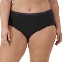 Hanes Women's Signature Cotton Breathe Briefs Underwear Pack, 6-Pack (XXXL)