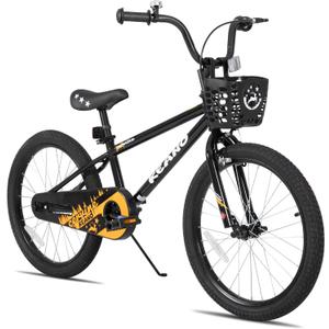 KEANO Cervine 14 16 20 Inch Kids Bike for Boys Girls Ages 3-10 Years, 14 16 Inch Toddler BMX Bikes with Training Wheels and Basket, 20 in Children Bicycles with Kickstand