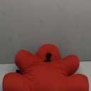 Lumbar Support Pillow for Office Chair, Back Pillow Lumbar Support for Car, Chair, Sofa - Improve Lower Back Pain Relief & Sitting Posture, Memory Foam Back Cushion for Long Sitting (Red)