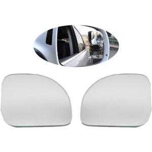 1 Pack 2 Pcs Car Blind Spot Mirror -Convex Glass Angle Adjustable For Side Rearview Mirrors, Wide Angle Frameless Adjustable Stick On Mirror, Fits For All Suv, Truck,Cars (Sector)