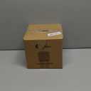 Natural Travertine Textures Tissue Box Cover Square for Home Decor, Relief Sculptured Geometric Cube Resin Heavy Tissue Box Holder for Bathroom Countertop, Tabletop, Night Stand, Office Desk (Beige)