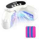 Nail Fungus Laser Treatment LED Light Device-Nail Fungus Treatment,Solution for Damaged Discolored Thick Toenails & Fingernails - White
