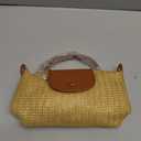 KKXIU Mini Top Handle Purse for Women Small Summer Straw Beach Crossbody Bags for Lady Handbags