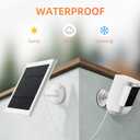 Solar Panel for Ring Camera, 2 Pack 4W Solar Charger Compatible with Rings Spotlight &All-New Stick Up Outdoor Cam Battery, 10ft Long Cable with USB-C to Ring Barrel Plug Adapter