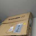 FDW Pub Table 40 Inch Height Cocktail Table Round Bistro Bar Table for Home and Kitchen Dining (Fixed Height, White)