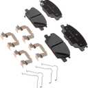 ACDelco Silver 14D1913CHF1 (19431145) Ceramic Front Disc Brake Pad Set