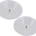 RDEXP 2PCS Transparent Plastic Range Hood Oil Collection Grease Cup Screw Dia 4.5mm