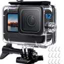 FitStill Underwater Waterproof Diving Housing for Go Pro Hero 12/11/10/9 Black,60M/196FT Protective Underwater Diving Housing Shell Hero 12/11/10/9 Black Accessories(Not for Hero 13)