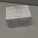 Anti Theft Ring Doorbell Mount: Metal Ring Apartment Door Mount Blink Doorbell Camera Holder No Drill - Renter Friendly Ring Doorbell Mount No Damage (Frosted Bistre)