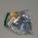 QUMY Dog Shoes for Small Dogs, Puppy Dog Boots & Paw Protectors for Winter Snow Day, Summer Hot Pavement, Waterproof in Rain Weather, Ourdoor Hiking, Indoor Hardfloor Skid-Resistant Sole Blue Size 4