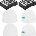 Laukowind Vacuum Replacement Filter for Shark Navigator Zero-M Lift-Away Speed Upright Vacuum ZU561 ZU560 ZD201 ZU560C ZU562 UV650 ZU572 Part XFFK560 XHEPA560, 2 Foams and 2 Felt Filters and 2 Filt