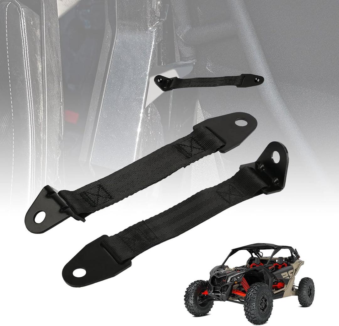 PACEWALKER Door Limiter Straps Compatible with 2017-2022 Can Am Maverick X3 Fit for Can Am Maverick X3 Accessories 2PCS
