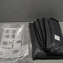 LazBlinds Thermal Insulated Door Curtain Fit Door Size 32" x 80", Magnetic HandsFree Self Seal Door Cover, Weatherproof Oxford & Cotton Fiber Fill Blanket for Winter to Keep Warm, Grey